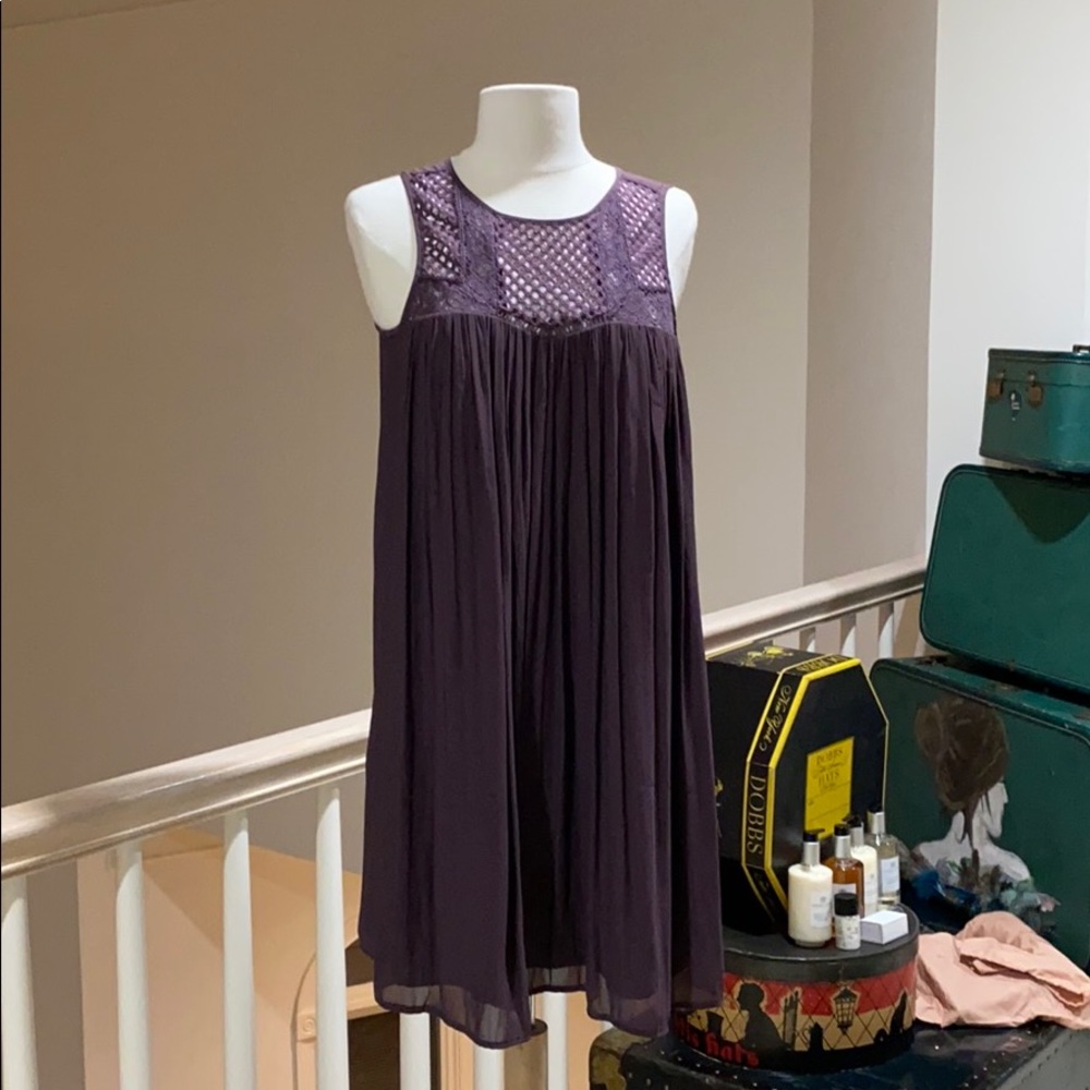 Sheer knit dress